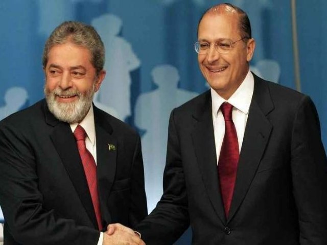 LULA VOLTA A FAZER ACENO A GERALDO ALCKMIN (PSDB)