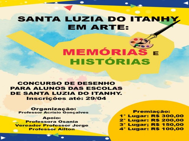 CONCURSO DE DESENHO DE SANTA LUZIA DO ITANHY