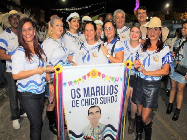 CORTEJO DOS MARUJOS DE CHICO  SURDO  ALEGROU NOITE JUNINA DE ESTNCIA