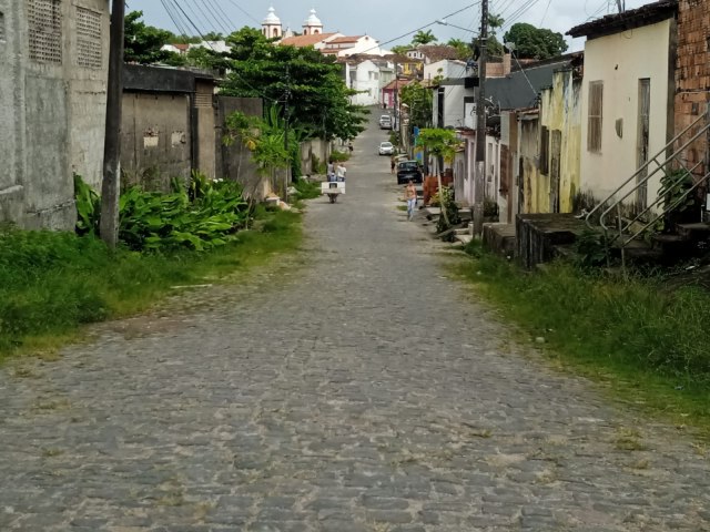 POR FALTA DE CAPINAO E LIMPEZA, RUAS EM ESTNCIA ESTO CHEIAS DE MATOS