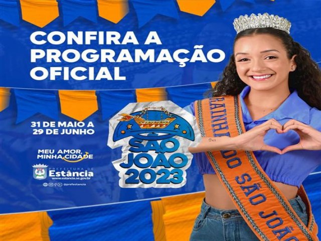 ESTNCIA ENTRA NO RITMO DO SO JOO E APRESENTA PROGRAMAO JUNINA DE 2023