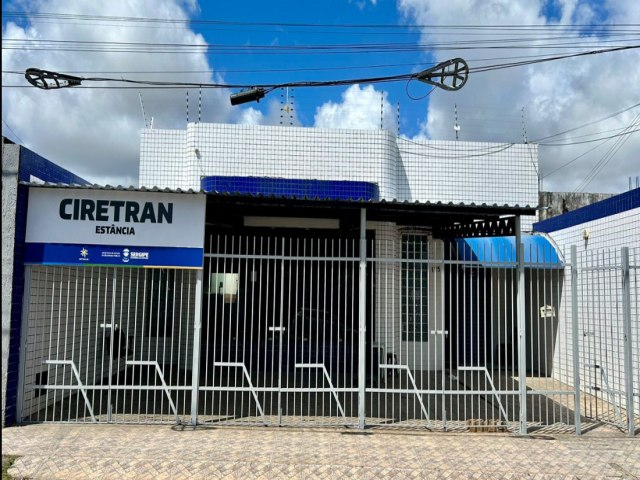 CIRETRAN DE ESTNCIA MUDA DE ENDEREO E PASSA A OPERAR COM NOVO PADRO DE QUALIDADE