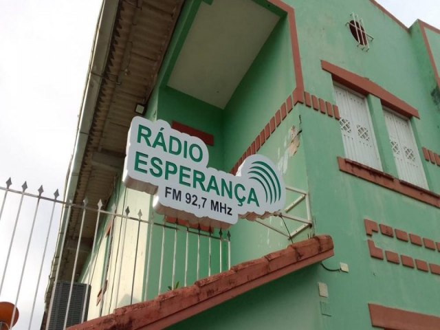 RDIO ESPERANA COMPLETAR 57 ANOS DE FUNDAO, HISTRIA E PRESTAO DE SERVIO