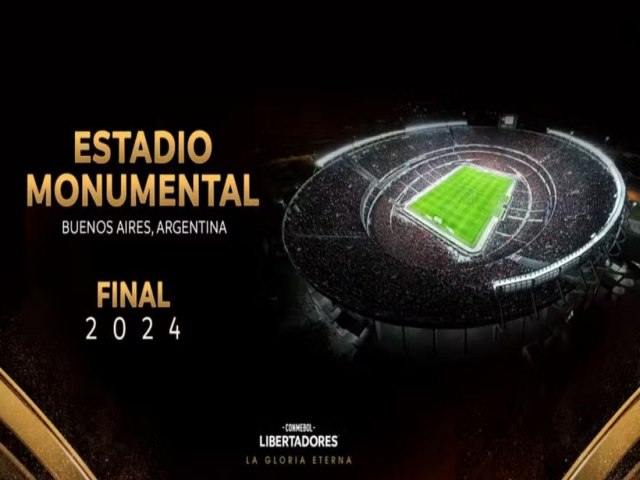 CONMEBOL ANUNCIA QUE FINAL DA LIBERTADORES 2024 SER NO MONUMENTAL