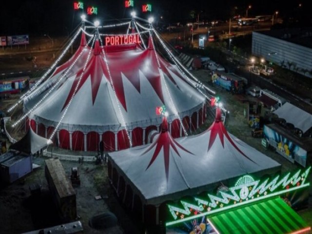 CIRCO PORTUGAL VOLTA A ARACAJU COM ESTRUTURA GRANDIOSA E ATRA��ES IN�DITAS