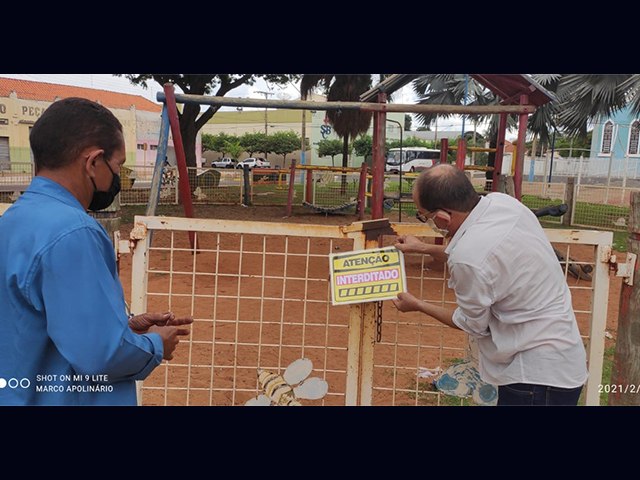 Paulo Boaventura manda interditar parque infantil da Praça Matriz de Castilho
