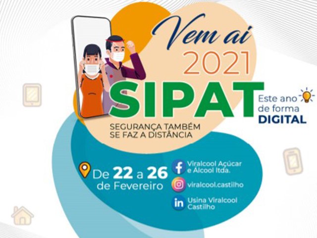 Usina Viralcool de Castilho realiza 1 SIPAT no sistema digital