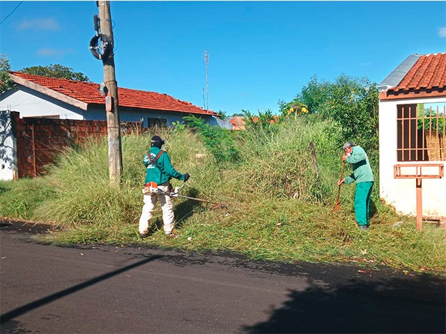 Meio Ambiente aumenta trabalho de limpeza de terrenos para evitar crise da Dengue em Andradina