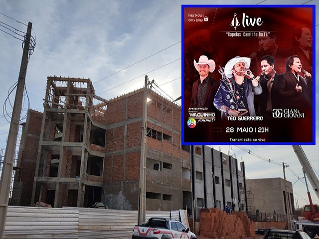 Terrassa Hotel patrocinar live com a dupla Gian & Giovani e To Guerreiro para construo de 5 capelas