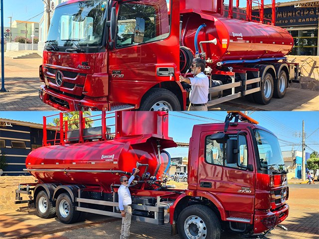 Depois de 30 anos Castilho ganha novo caminhão para Brigada de Incêndio
