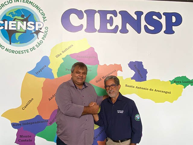 Prefeitos Cristiano Eleutério e Paulo Boaventura são eleitos presidente e vice do CIENSP 