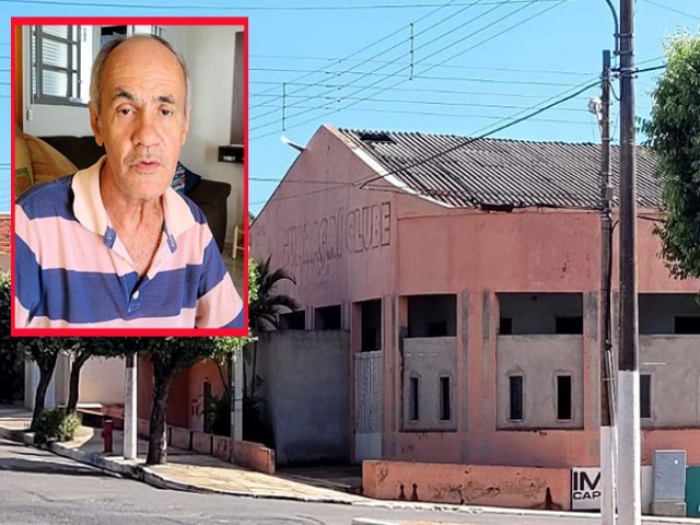 Abatido, ex-presidente está decepcionado com abandono e dívida do Guaraçaí Clube