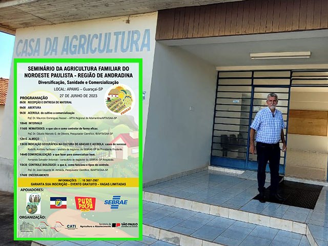 Guaraçaí sediará seminário regional da Agricultura Familiar