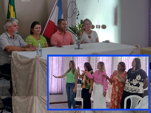 Prefeito Airton Gomes d posse aos novos membros do Conselho Tutelar de Guaraa