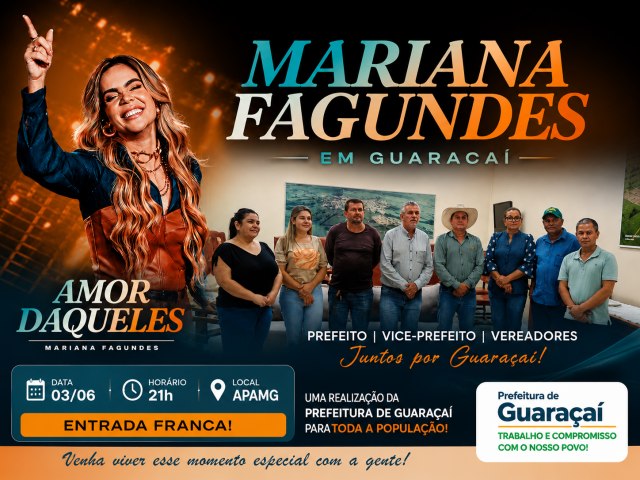 Mariana Fagundes far� show de lan�amento da FEAP 26