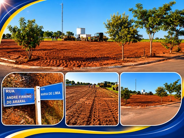 Nova Independ�ncia inicia terraplanagem para constru��o de 20 casas populares  