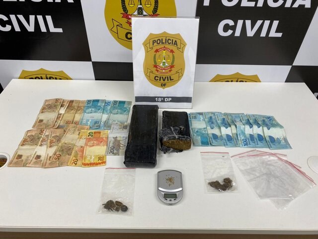 POLCIA CIVIL PRENDE CASAL DE TRAFICANTES COM 1,5KG DE MACONHA