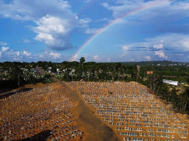 BRASIL ULTRAPASSA 300 MIL MORTES POR COVID-19