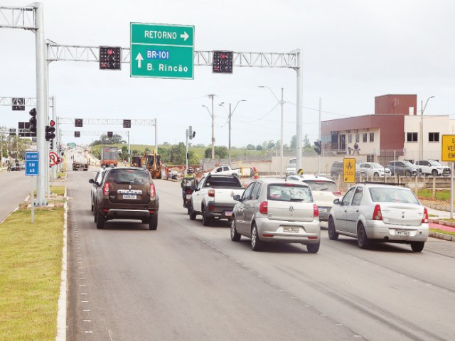 Sem�foros na SC-445 acendem alerta de motoristas