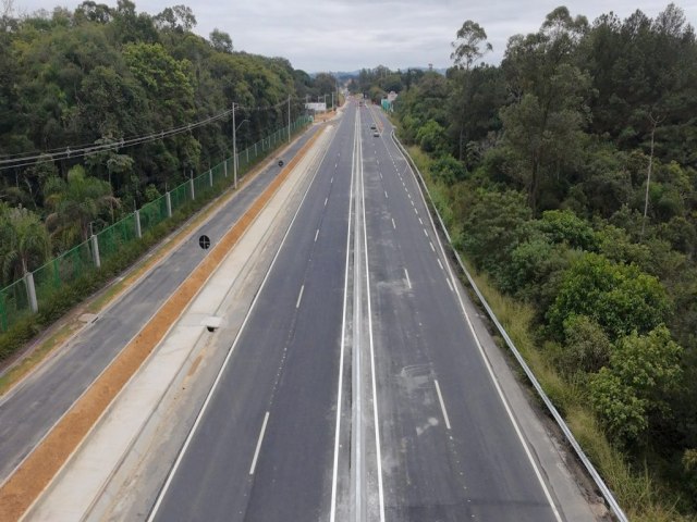 Governador entregará trecho da duplicação da SC-108 nesta semana Governador entregará trecho da duplicação da SC-108 nesta semana