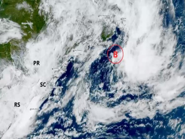 Defesa Civil monitora formao de ciclone atpico em alto mar e alerta para impactos na costa catarinense