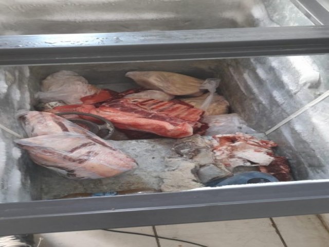 Carne imprpria para consumo  apreendida na regio