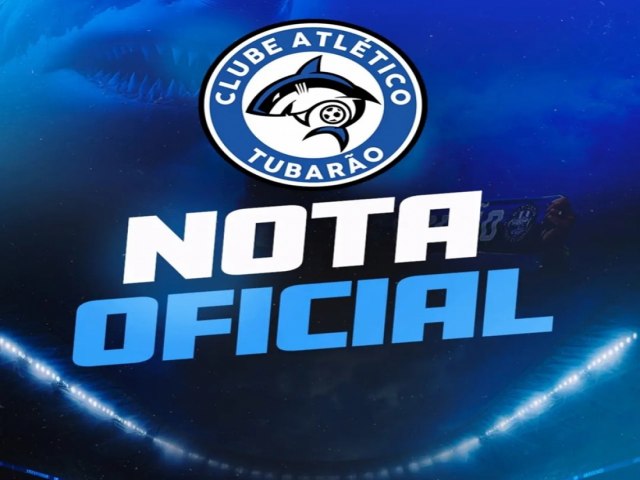 Tubaro emite nota oficial sobre erros de arbitragem 