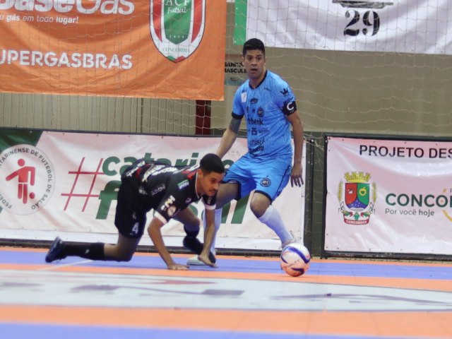 Tubaro Futsal vence o Concrdia fora de casa e fica perto das quartas do Catarinense