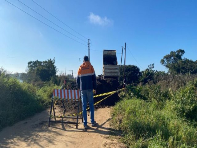 Defesa Civil interdita ponte da rodovia Aggeu Medeiros por risco estrutural