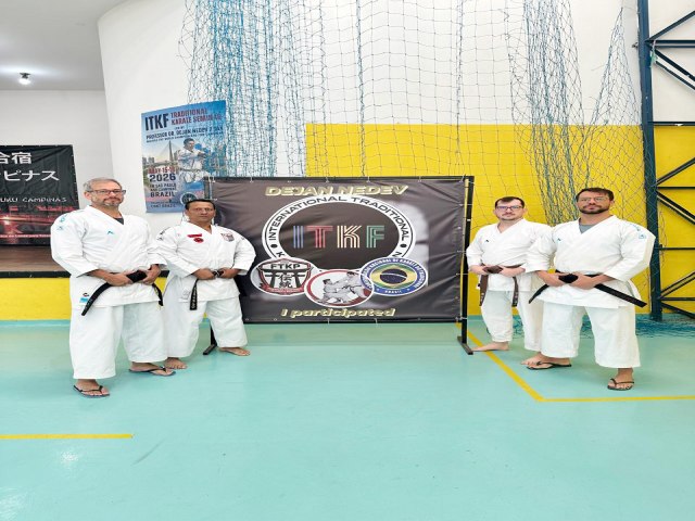 Evento internacional de karat� reuniu tradi��o, t�cnica e grandes mestres
