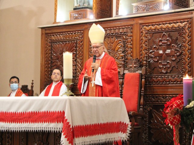 Em mensagem de Natal, arcebispo de Teresina pede paz e fortalecimento de laos familiares