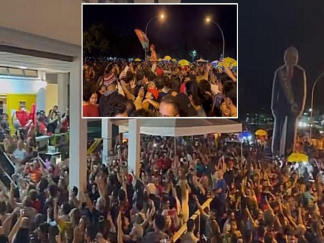 Milhares de pessoas vo  Festa da Frum em Braslia e abrem as celebraes da posse de Lula; veja vdeo