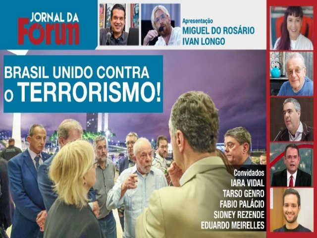 Autoridades da repblica e sociedade civil se unem contra terroristas pr-Bolsonaro