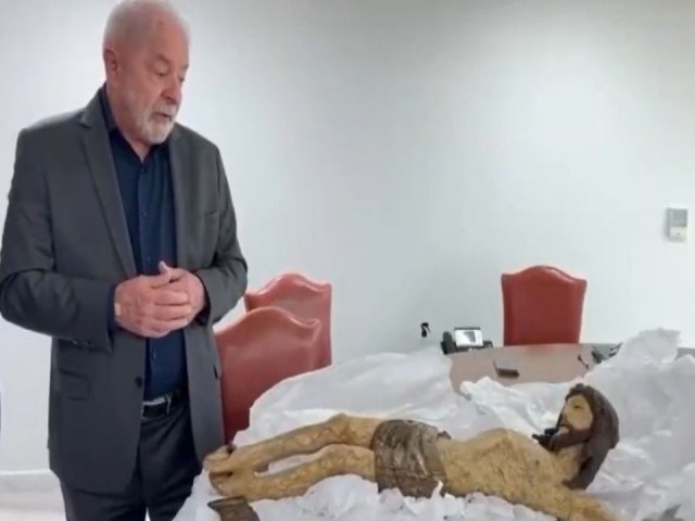 Presidente Lula recupera imagem de Cristo: Eu j voltei, agora voc vai voltar