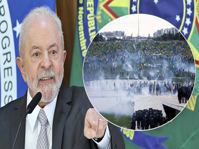 Lula celebra democracia restaurada, um ms aps ataques terroristas em Braslia