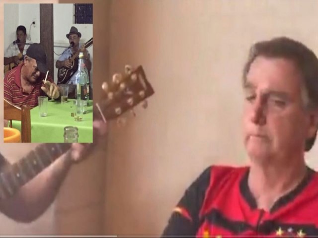 VDEO DOS EUA - Bolsonaro incorpora meme e chora ao som de msica sertaneja: Cansado e Humilhado