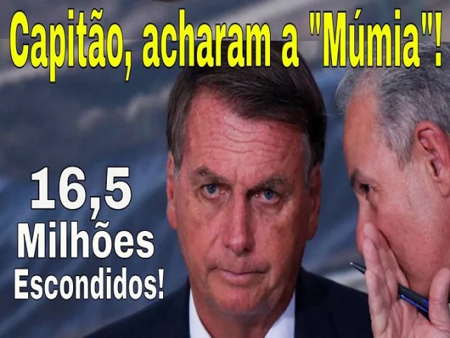 16,5 MILHES EM JOIAS? BOLSONARO: GOVERNO-QUADRILHA FLAGRADOS! O ALMIRANTE, A PICARETAGEM E A MMIA!