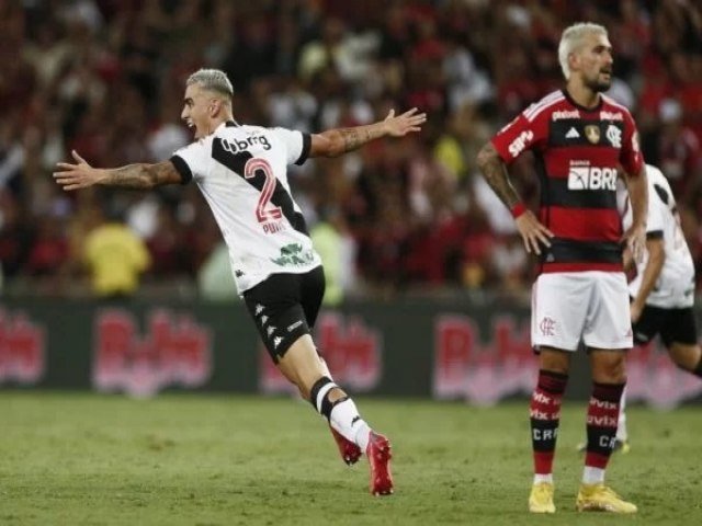 Com golao de Puma, Vasco derrota Flamengo e entra no G4 do Carioca