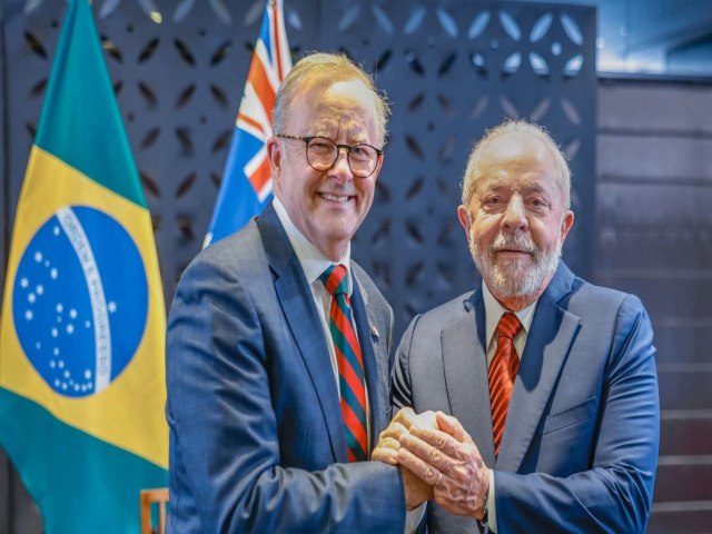 Em Hiroshima, presidente Lula se rene com primeiro-ministro australiano