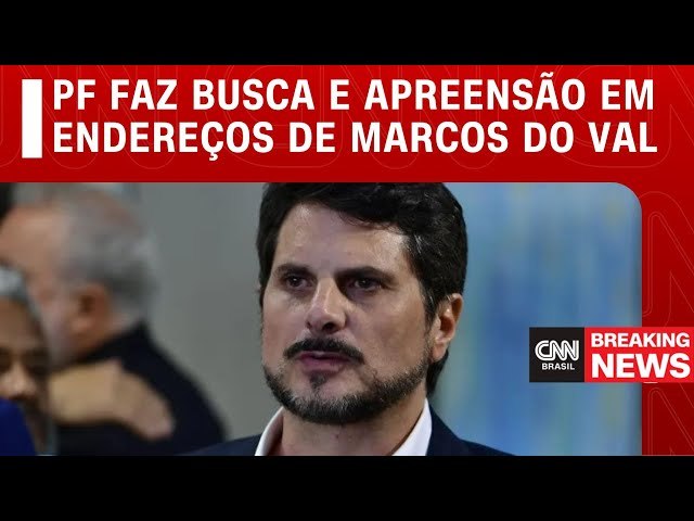 Polcia Federal faz busca e apreenso em endereos do senador Marcos do Val