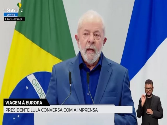 VDEO: Eu sou contra a guerra. Quero paz. Condenamos invaso, diz Lula na Europa