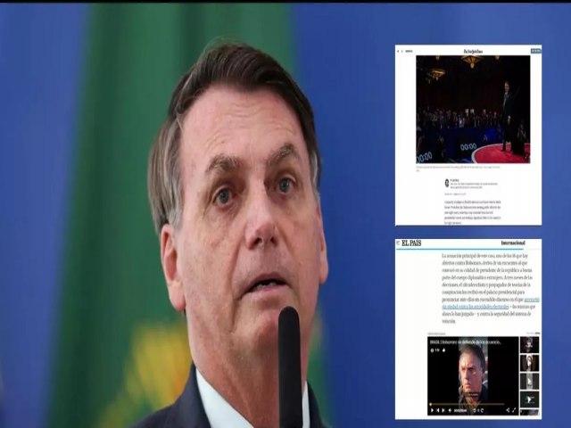 ACABOU! Imprensa internacional repercute inelegibilidade de Bolsonaro