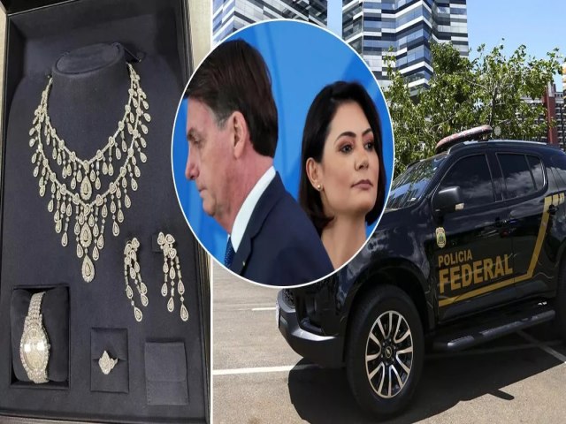 PF pede quebra de sigilos fiscal e bancrio de Michelle Bolsonaro no caso das joias