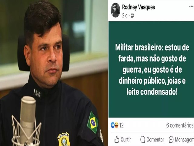 Irmo de Silvinei ironiza Bolsonaro e diz que militares gostam de dinheiro pblico e joias