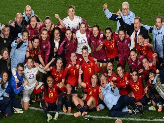 Espanha vence a Inglaterra por 1 x 0 e conquista a Copa do Mundo Feminina