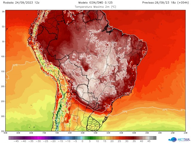 Piau bateu mximas de calor de 40C em seis municpios neste domingo