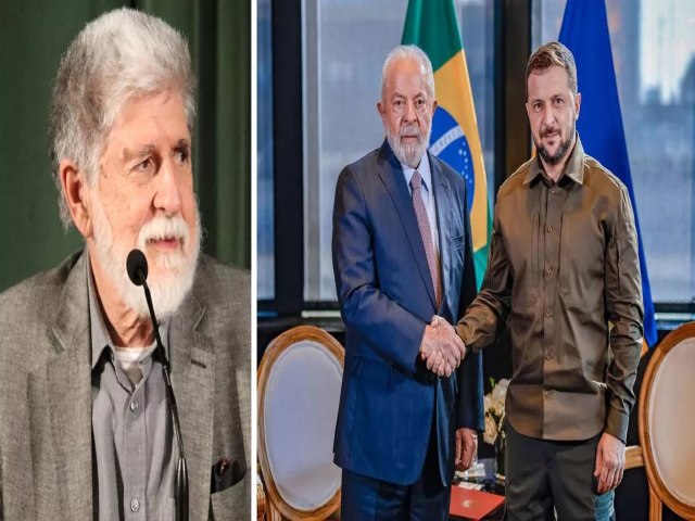 A posio do Brasil sobre a soluo para a guerra na Ucrnia est prevalecendo no mundo, diz Celso Amorim