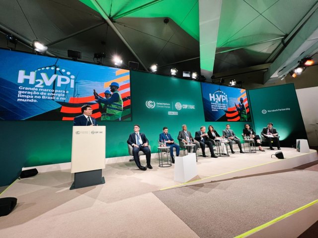 Governador apresenta projeto de hidrognio verde do Piau na COP 28 em Dubai