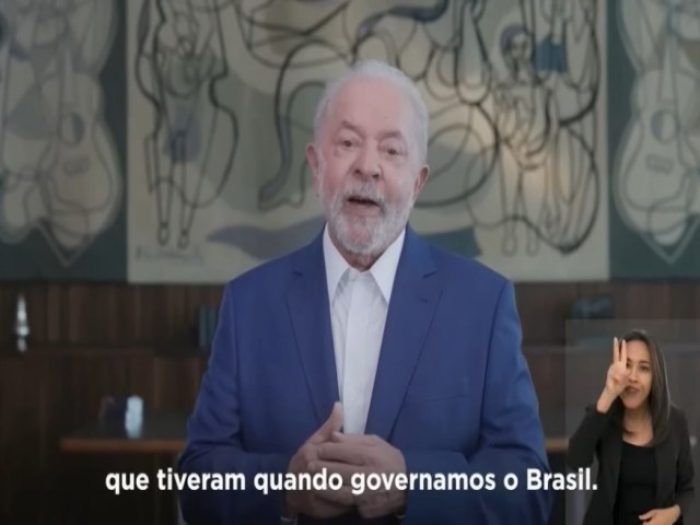 Lula pede unio, reconstruo, paz e harmonia em pronunciamento de Natal