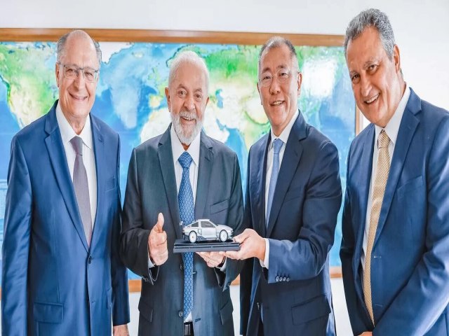 Em encontro com Lula, presidente global do grupo Hyundai anuncia investimentos de US$ 1,1 bilho no Brasil at 2032